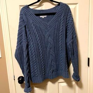 Blue Oversized Sweater